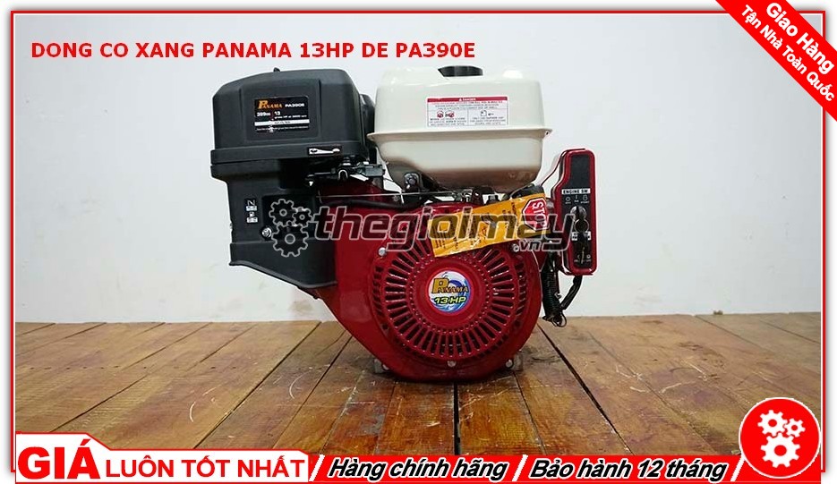 Động cơ xăng Panama 13HP đề PA390E
