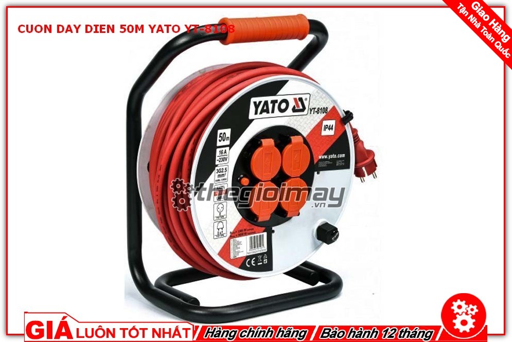 Cuộn dây điện Yato 50m YT-8108