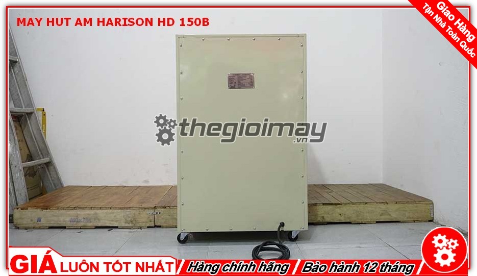 Mặt sau máy hút ẩm Harison HD-150B