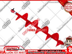 Mũi khoan Oshima đơn 200mm được lắp vào máy khoan đất 2P và 2PS của Oshima