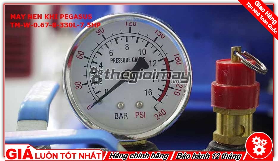Đồng hồ đo áp lực của máy