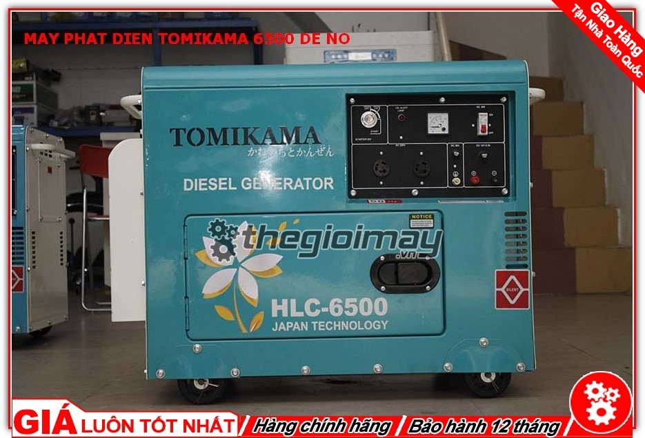 Máy phát điện Tomikama HLC-6500 chạy dầu