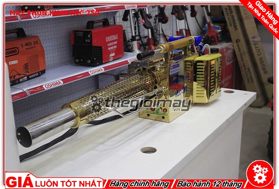 Máy phun khói HLC-250 là lựa chọn hàng đầu để phòng chống dịch bệnh