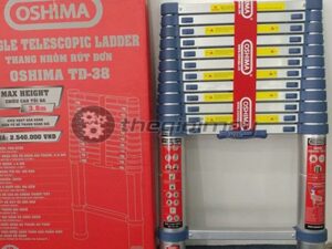 Thang nhôm rút đơn Oshima TD38