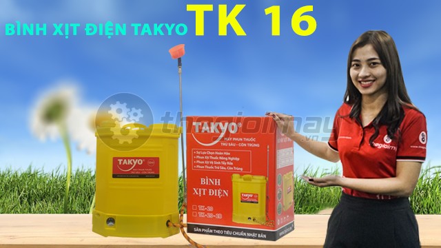 Bình xịt điện TAKYO TK 16