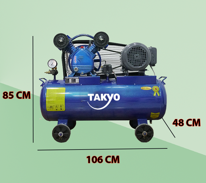 Kích thước máy nén khí Takyo TK60