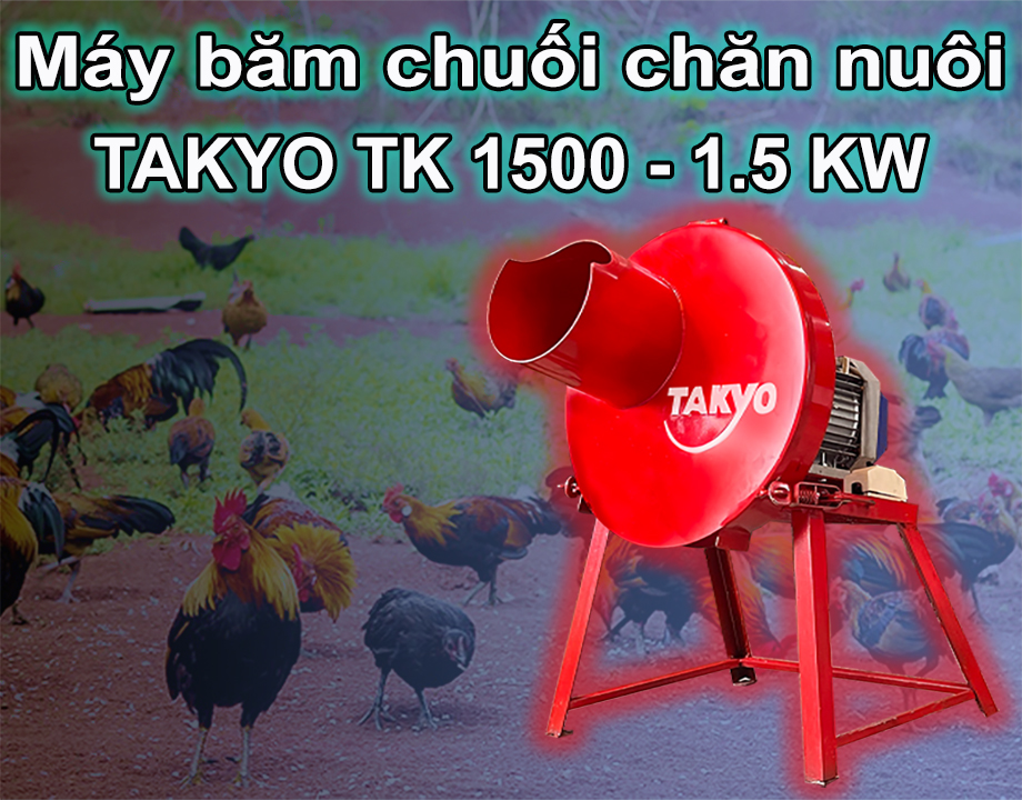 Máy băm chuối Takyo TK1500 - 1.5 KW