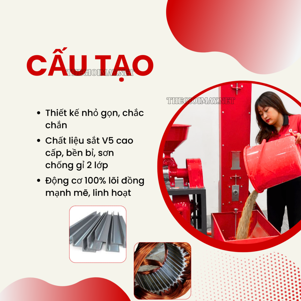 Đầu nghiền của máy xát gạo đa năng Takyo TK 195 CT