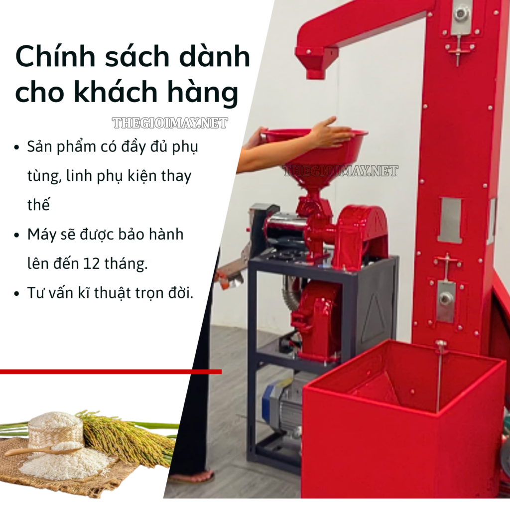 Chính sách khi mua hàng của máy xát gạo đa năng Takyo TK 195 CT