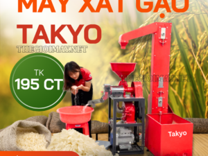 Máy xay xát lúa gạo mini gia đình Takyo TK 195 CT